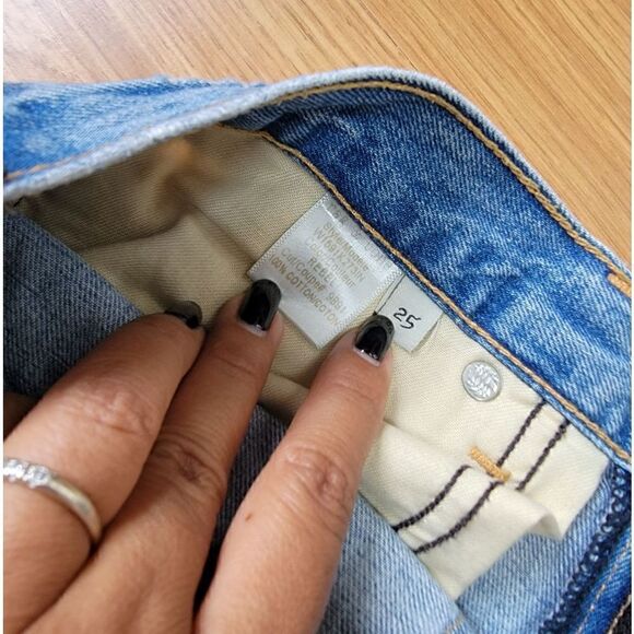 Rag & Bone Boyfriend Distressed Jean 25 - Picture 9 of 10